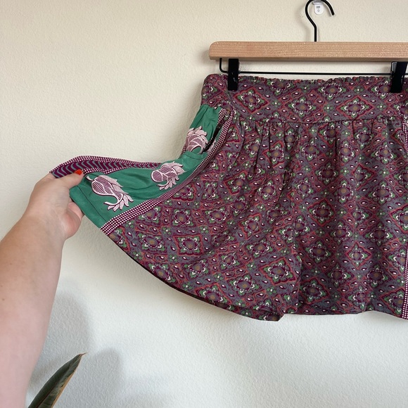 Zen Ethic Flounce Printed Shorts - Picture 9 of 10